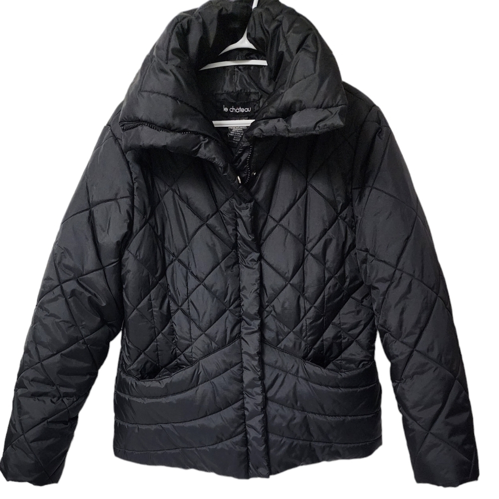 Le Chateau black puffer jacket